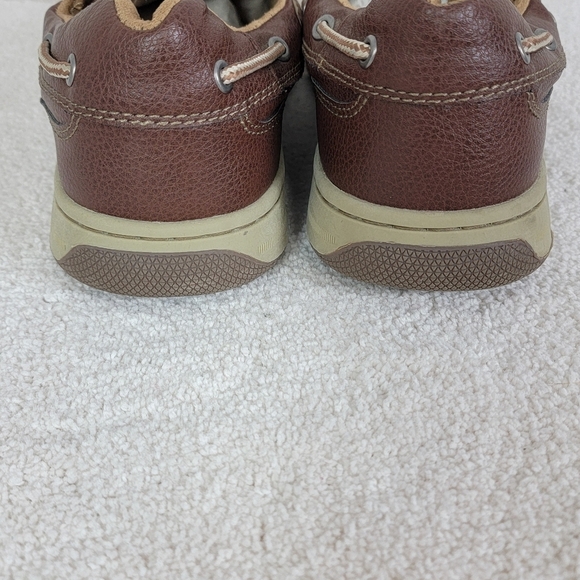 Flex Step Men's Brown Benjamin Comfort Dress Casual Boat Loafers Sz 11 - Picture 5 of 12